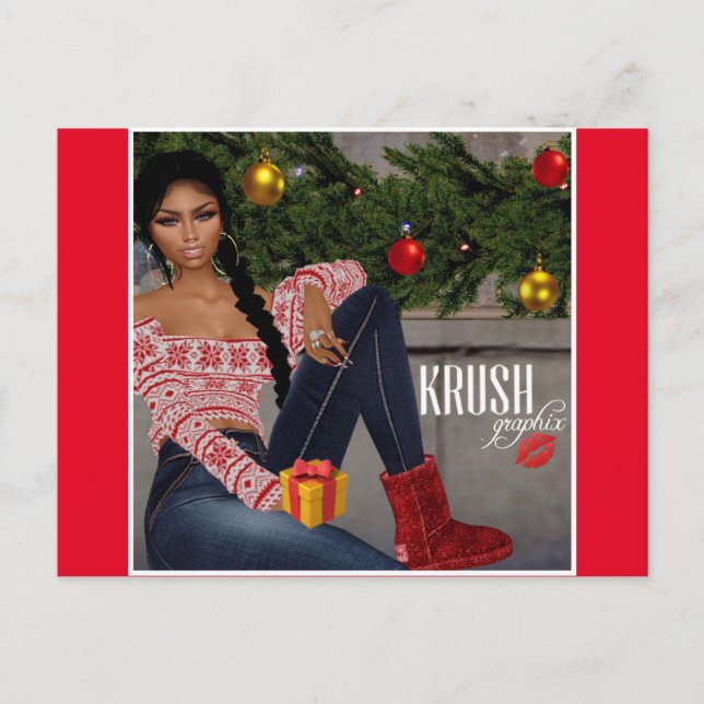 Krush Graphix av Ahsek Novel Postcard 12 Vykort (Framsida)