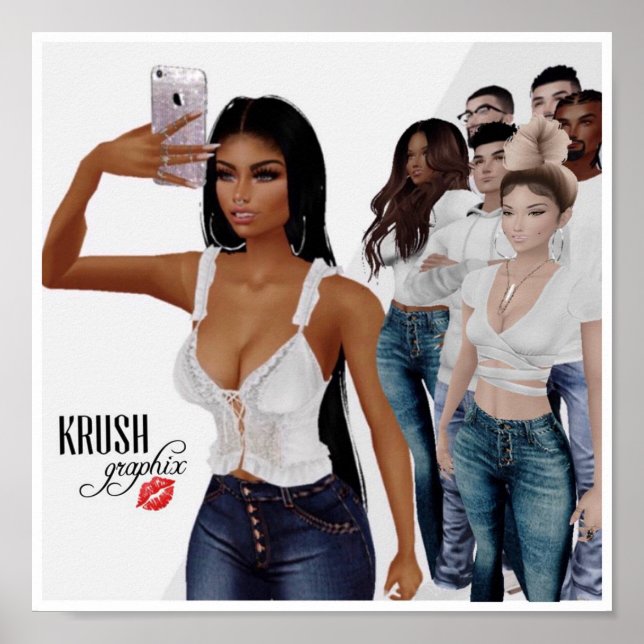 Krush Graphix av Ahsek Novel Poster 16 (Framsidan)