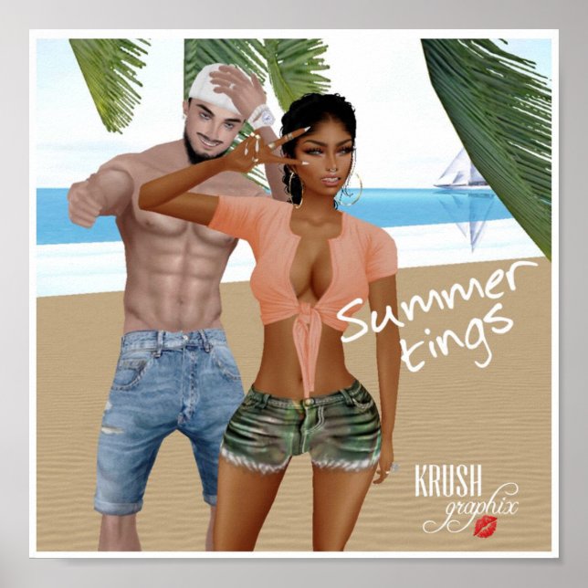 Krush Graphix av Ahsek Novel Poster 27 (Framsidan)