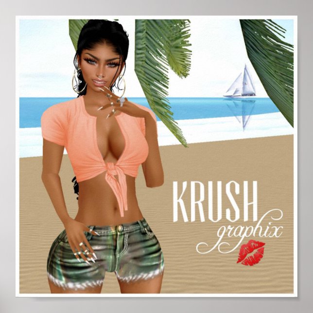 Krush Graphix av Ahsek Novel Poster 28 (Framsidan)
