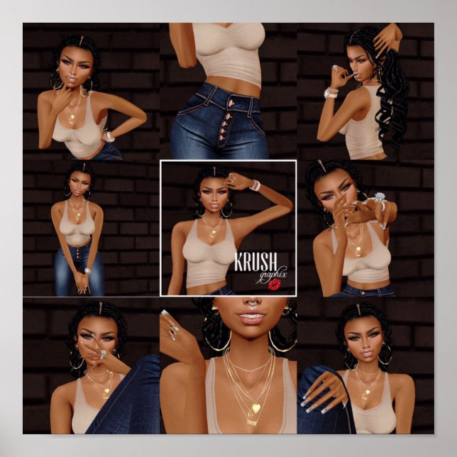 Krush Graphix av Ahsek Novel Poster 31 (Framsidan)