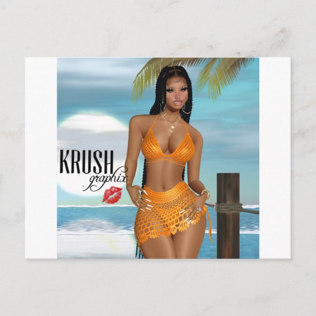 Krush Graphix av Ahsek Novel Postkort 12 Vykort (Framsida)