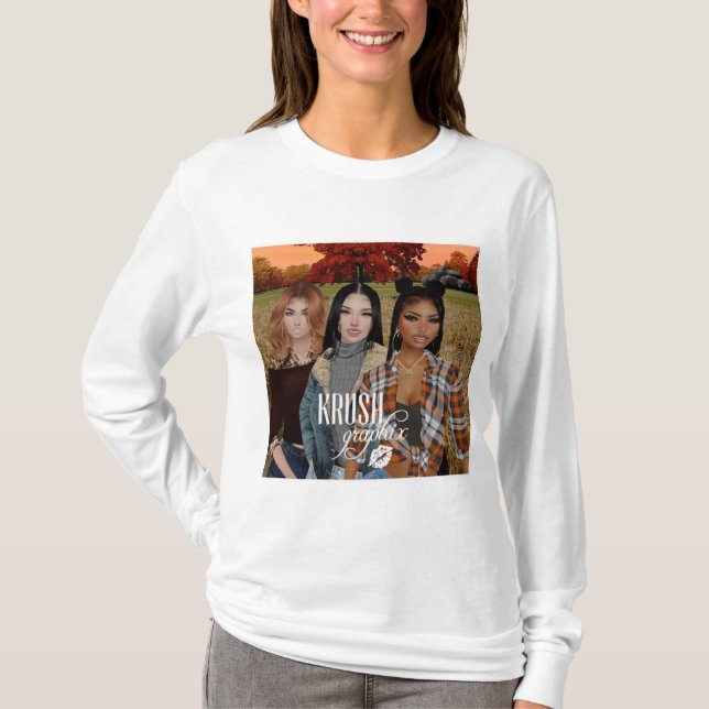 Krush Graphix by Ahsek Novel Shirt 16 T Shirt (Framsida)