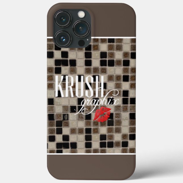 Krush Graphix iPhone 13 Pro Max Fodral 1 (Baksida)