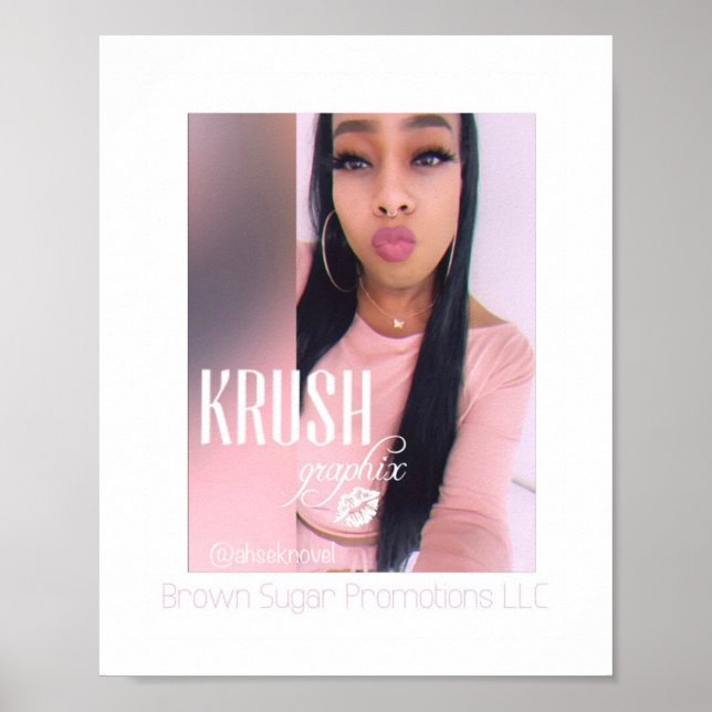 Krush Graphix Poster 12 av Ahsek Novel (Framsidan)