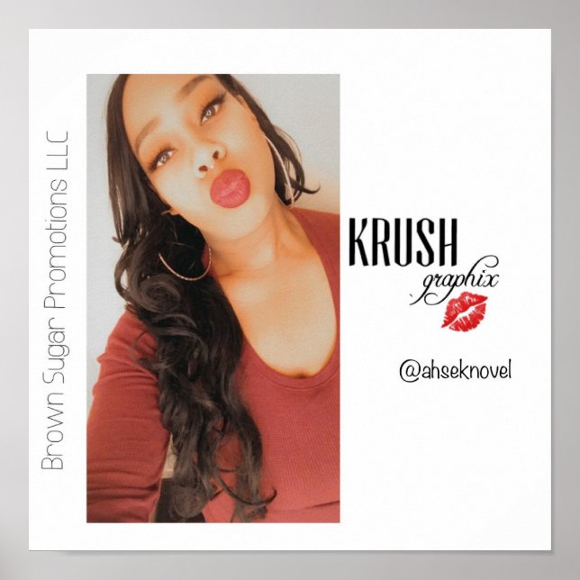 Krush Graphix Poster 9 av Ahsek Novel (Framsidan)