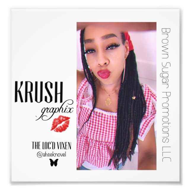 Krush Graphix x Ahsek Novel Pix 2 Fototryck (Framsidan)