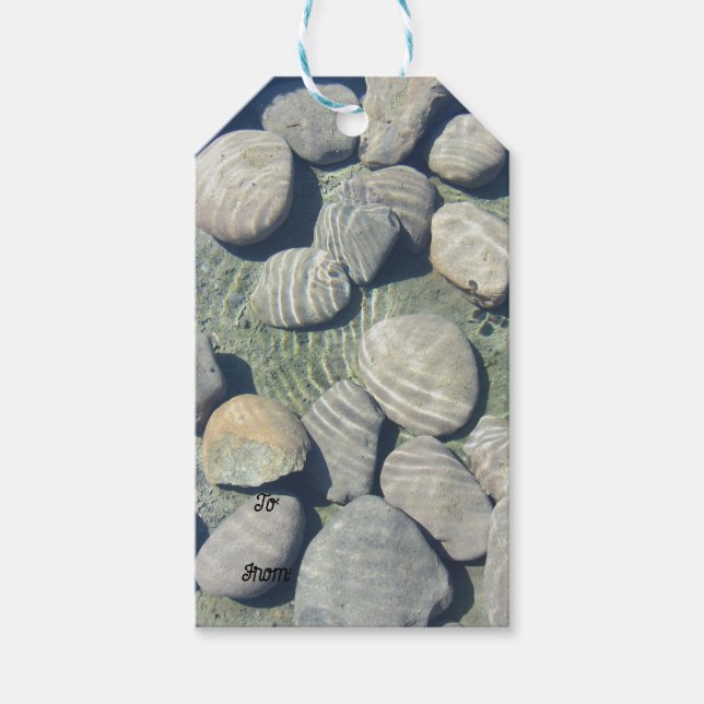 Krusningar på vattnet presentkort presentetikett (Framsidan)