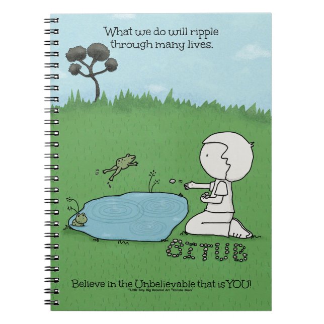 Krusningseffekt Anteckningsbok (Framsidan)