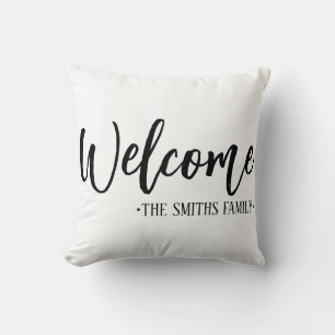 Kruspresent / Familjenamn anpassat / Personligt Kudde