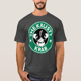 KRUSTY KRAB COFFEE PARODY T SHIRT