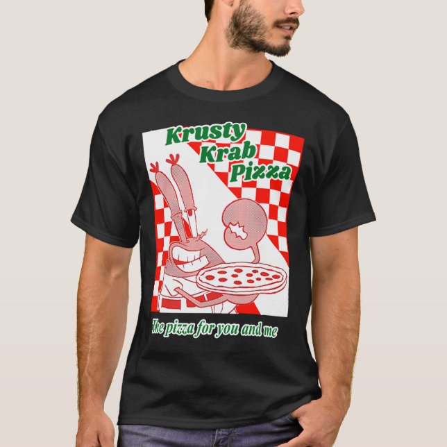 Krusty Krab Pizza Essential T-Shirt (Framsida)