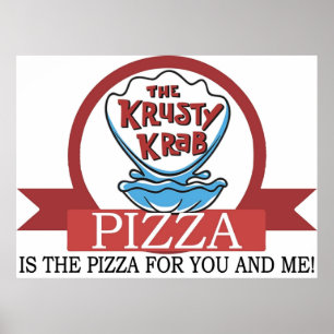Krusty Krab Pizza Poster