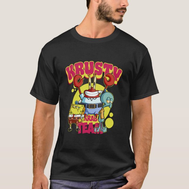 Krusty krab-teamtshirt t shirt (Framsida)