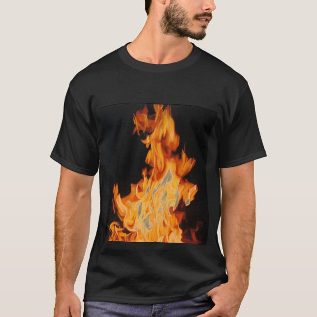 KRUTDURKEN FLAMMAR T-SHIRT (Framsida)