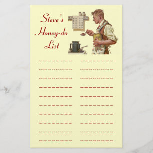 Krutin för honungsdos-lista Visar projektplanmall