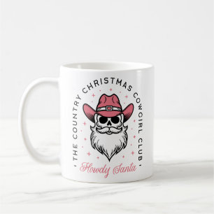 Kruvbesättning på Cowgirl-julflickors klubb Kaffemugg