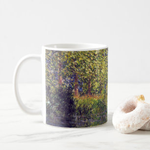 Krvav kurva i Eptefloden nära Giverny av Claude Mo Kaffemugg