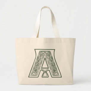 KRW - A - Den Celtic Monogrammed totot hänger lö Jumbo Tygkasse