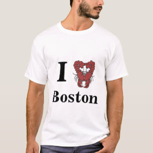 KRW älskar jag den Boston roligthumret T-shirt