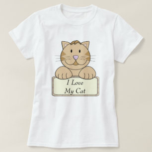 KRW älskar jag min katt T-shirt