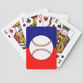 KRW Baseball Logotyp-uppspelningskortfack Casinokort