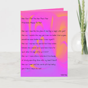 KRW Best Friend Card Kort