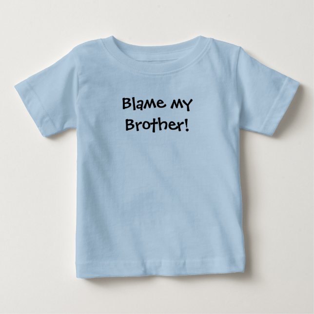KRW Blame min bror! T Shirt (Framsida)