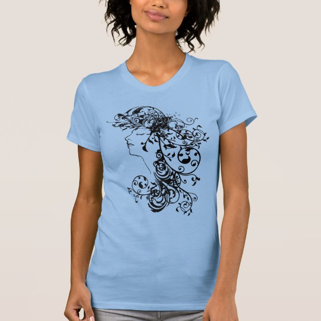 Krw-blommandeskönhet T-shirt (Framsida)