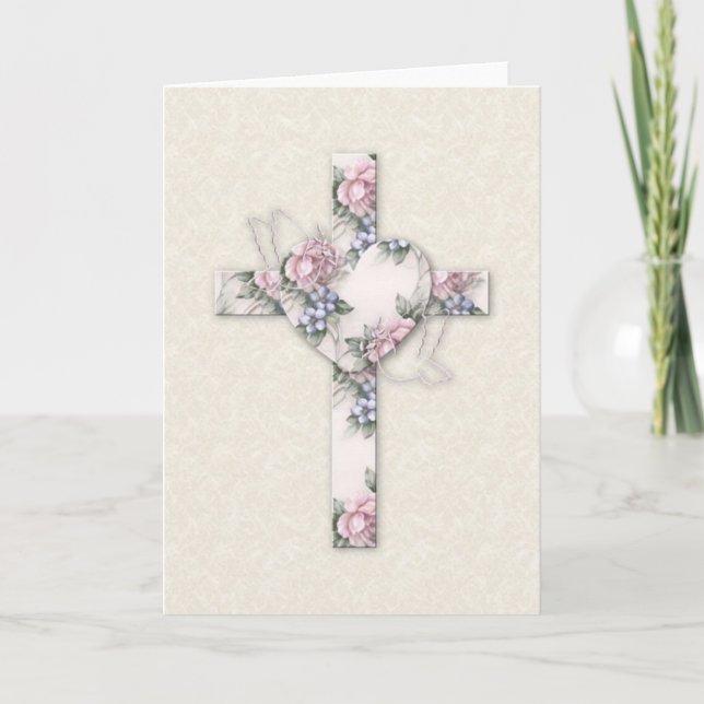 KRW Blommigt Kor och Doves Kort (Framsida)