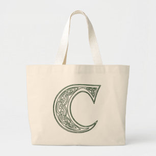 KRW - C - Den Celtic Monogrammed totot hänger lö Jumbo Tygkasse