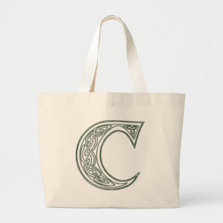 KRW - C - Den Celtic Monogrammed totot hänger lös Jumbo Tygkasse