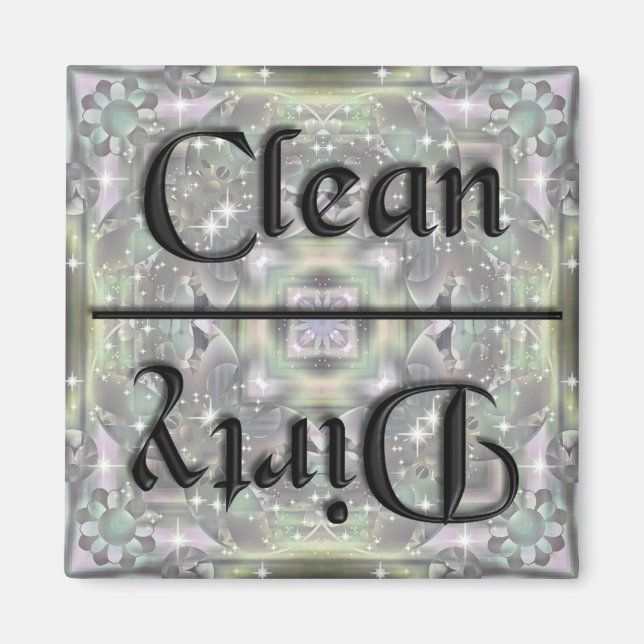 KRW Clean and Dirty Kitchen Magnet (Framsidan)
