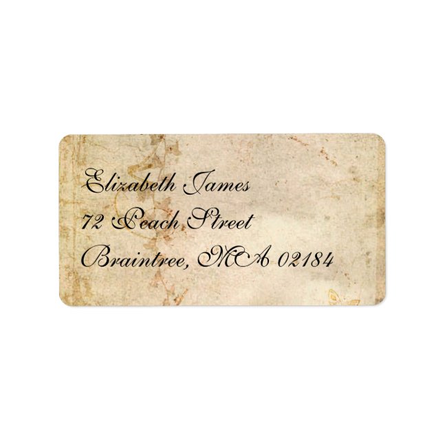 KRW Corinthians Kärlek är: Returetiketter Adressetikett (Framsidan)