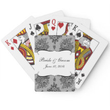 KRW Fransk Black Snöre Personligt bröllp-favoritko