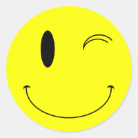 KRW Gult Winking Ansikte