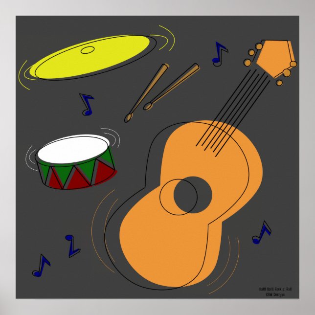 KRW Hail! Hail! Sten n'Roll Poster (Framsidan)