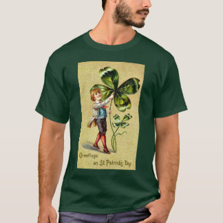 Krw-hälsningar på st patrick's day t-shirt