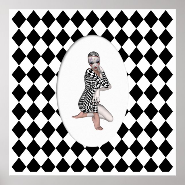 KRW Harlequin Cameo Poster (Framsidan)