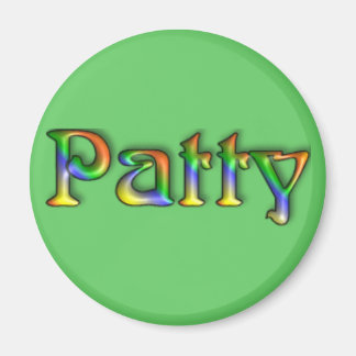 KRW Hippie Groove Namn Magnet - Patty