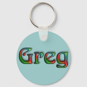 Krw-hippien räfflar kända Keychain - Greg Nyckelring