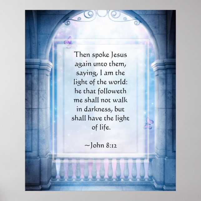 KRW Jesus är världens ljus Poster (Framsidan)