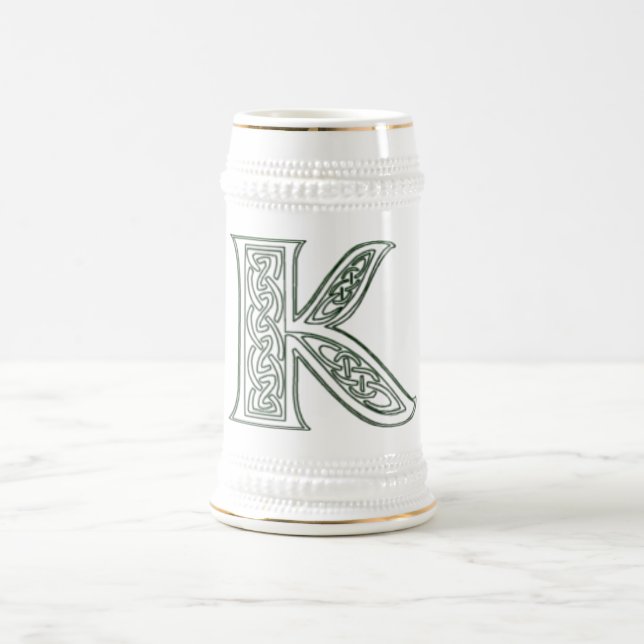 KRW - K - Celtic Monogrammed Stein Sejdel (Center)