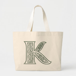 KRW - K - Den Celtic Monogrammed totot hänger lö Jumbo Tygkasse