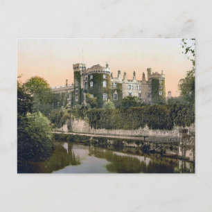 KRW Kilkeny Castle Ireland Vintage Postcard Vykort
