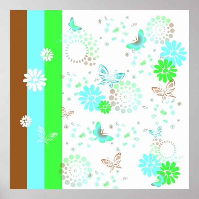 KRW KT:s Poster av fjärilspapper (Framsidan)