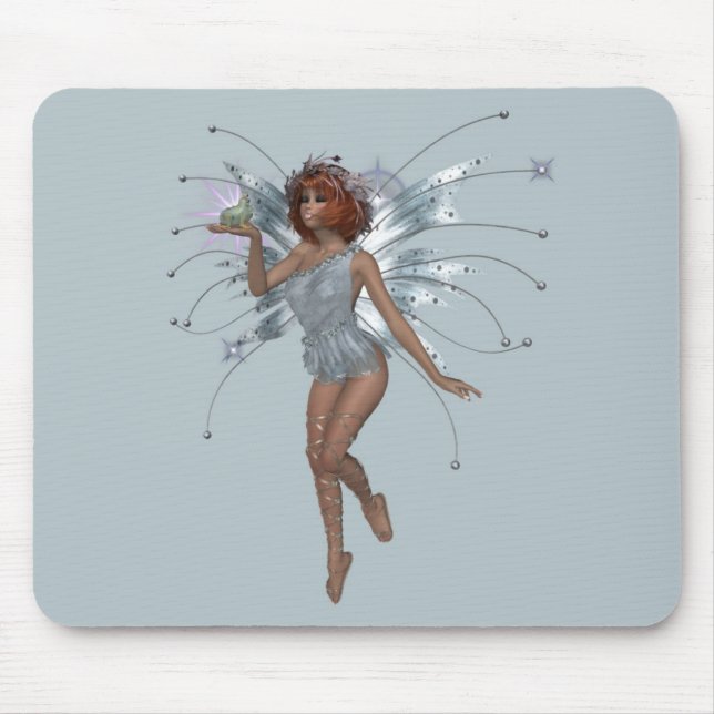 Krw-kyss den röda Head fen Mousepad för groda Musmatta (Framsidan)