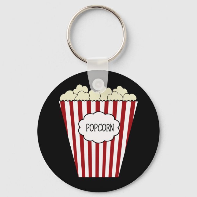 KRW Movie Theater Popcorn Keychain Nyckelring (Framsida)