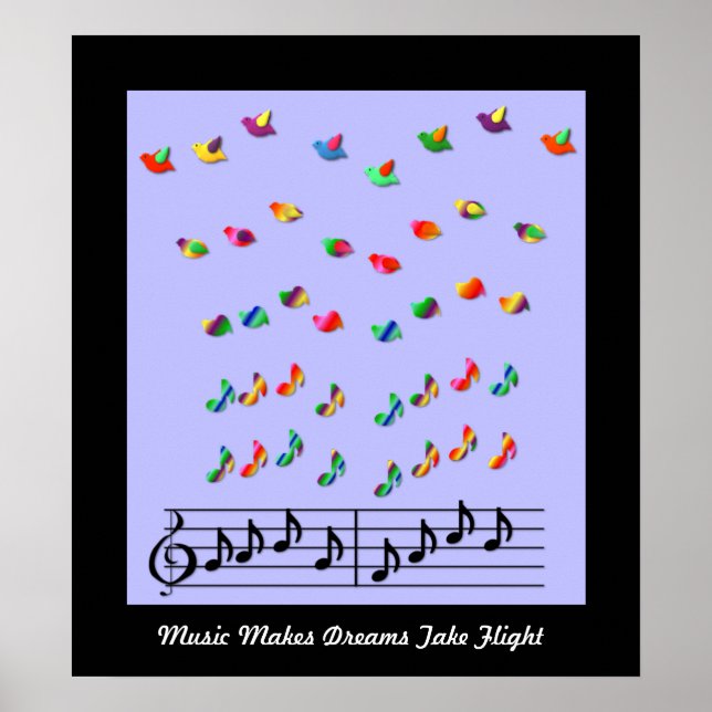 KRW Music gör att Dreams tar flyget Poster (Framsidan)