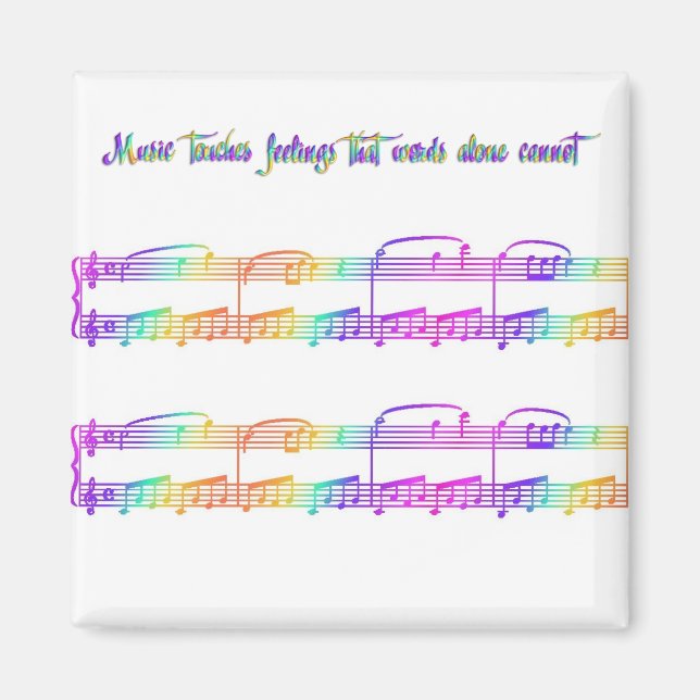 KRW Music Touches Feelings Magnet (Framsidan)